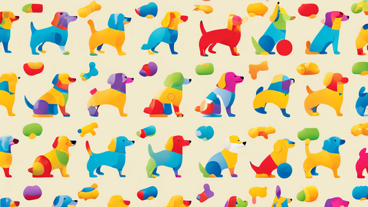Create an image showing a variety of colorful, durable latex dog toys in different shapes and sizes, being enjoyed by a variety of dogs in a playful and happy setting, highlighting the benefits of lat